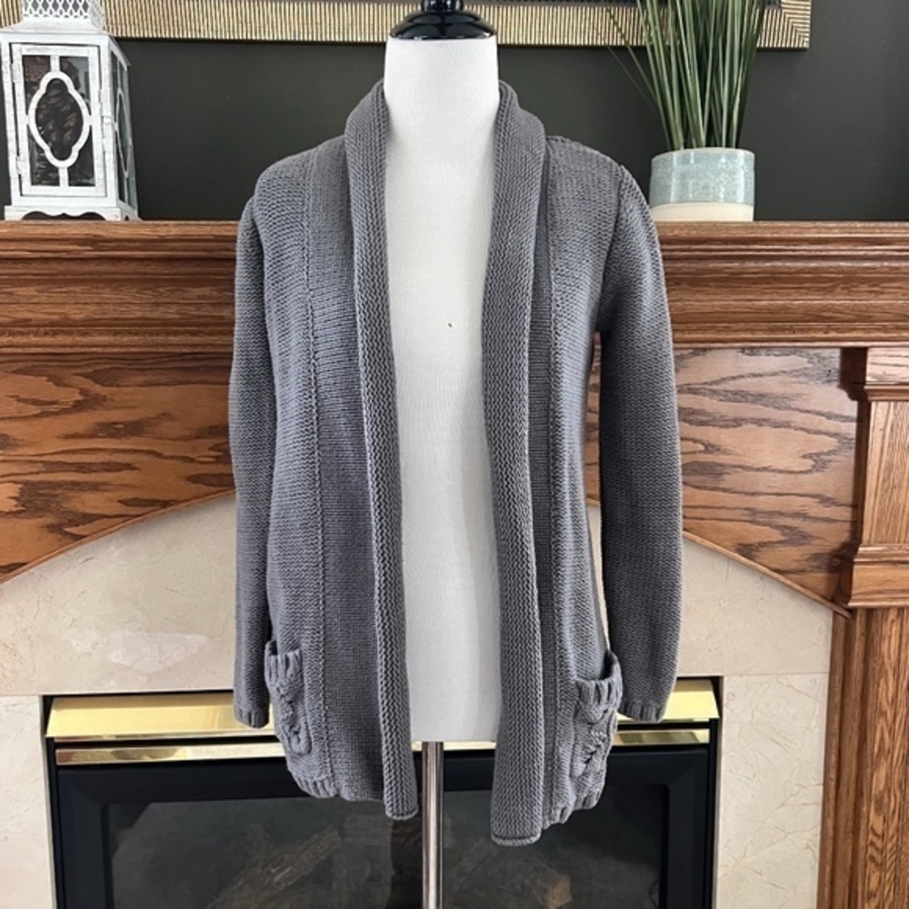 Max‎ Studio Kid’s Chunky Knit Cardigan Sweater Sz. L Girls